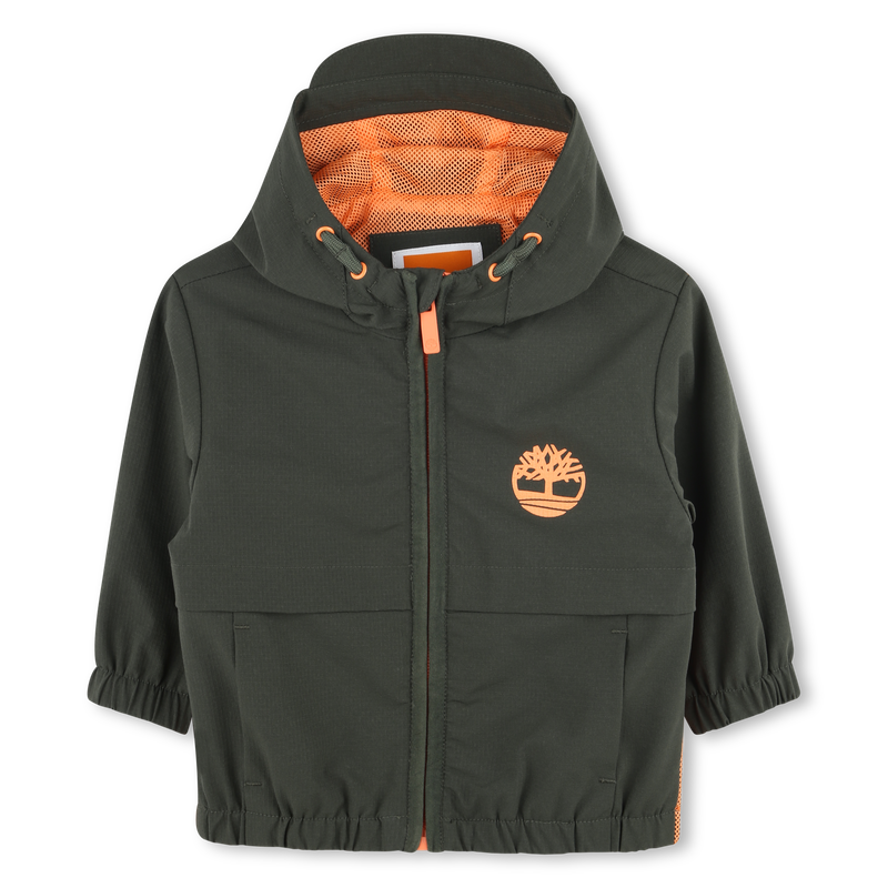 Zip-up hooded windbreaker TIMBERLAND 
                    BOY