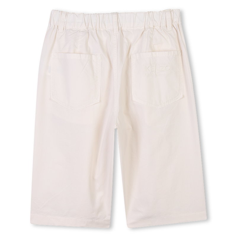 Plain cotton Bermuda shorts KENZO KIDS 
                    BOY