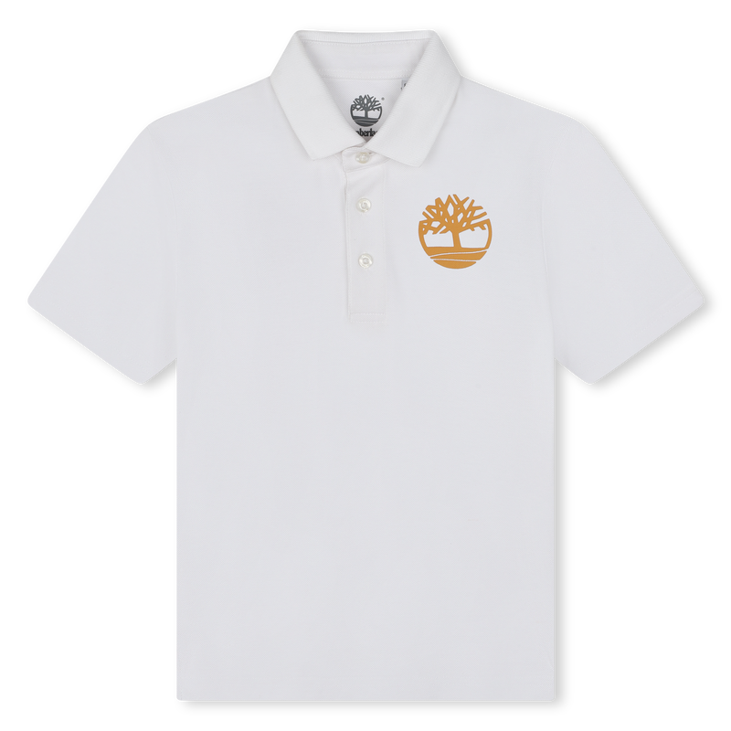 Logo Print Polo Shirt TIMBERLAND 
                    BOY