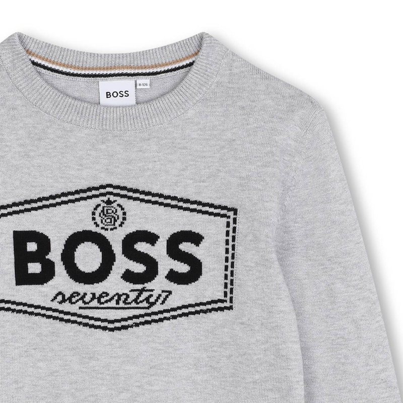 Cotton Sweater BOSS 
                    BOY