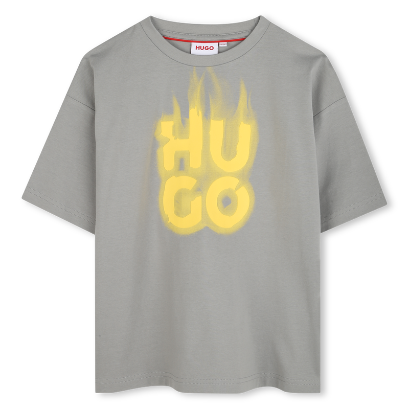 Short-sleeved cotton T-shirt HUGO 
                    BOY