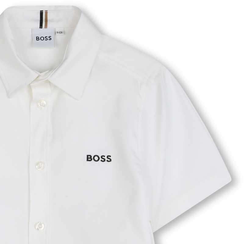 Straight cotton shirt BOSS 
                    BOY