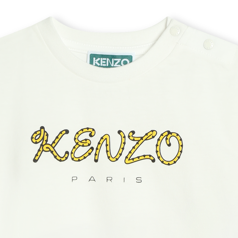 Short-sleeved cotton T-shirt KENZO KIDS 
                    UNISEX