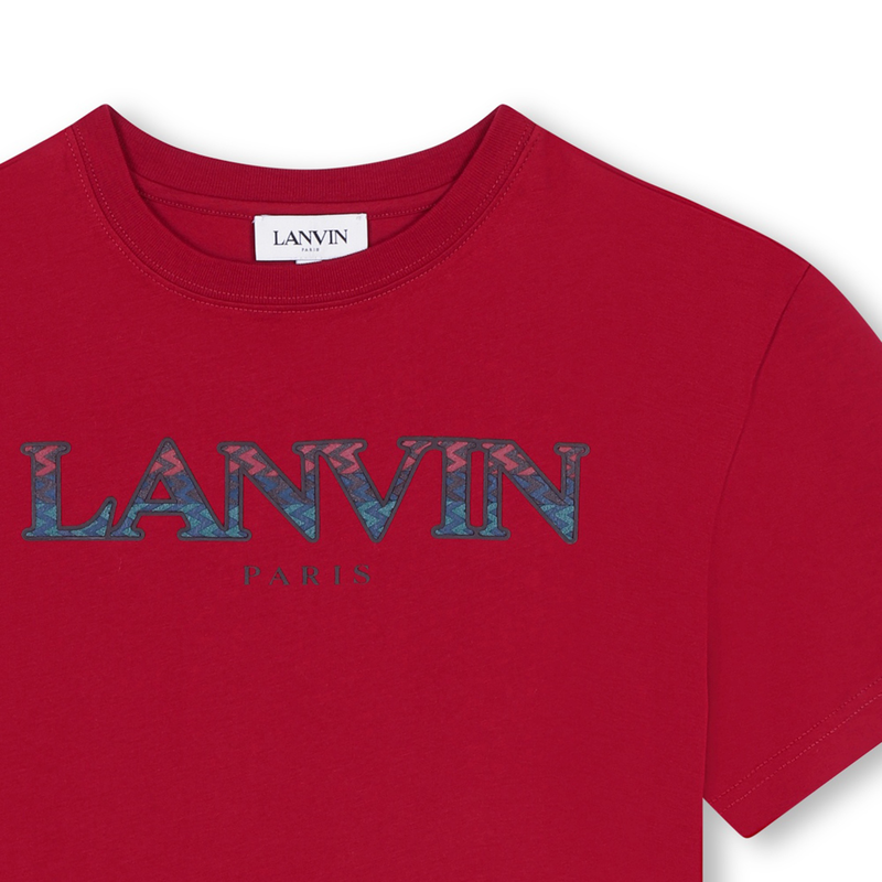 Round-Neck Logo T-Shirt LANVIN 
                    BOY