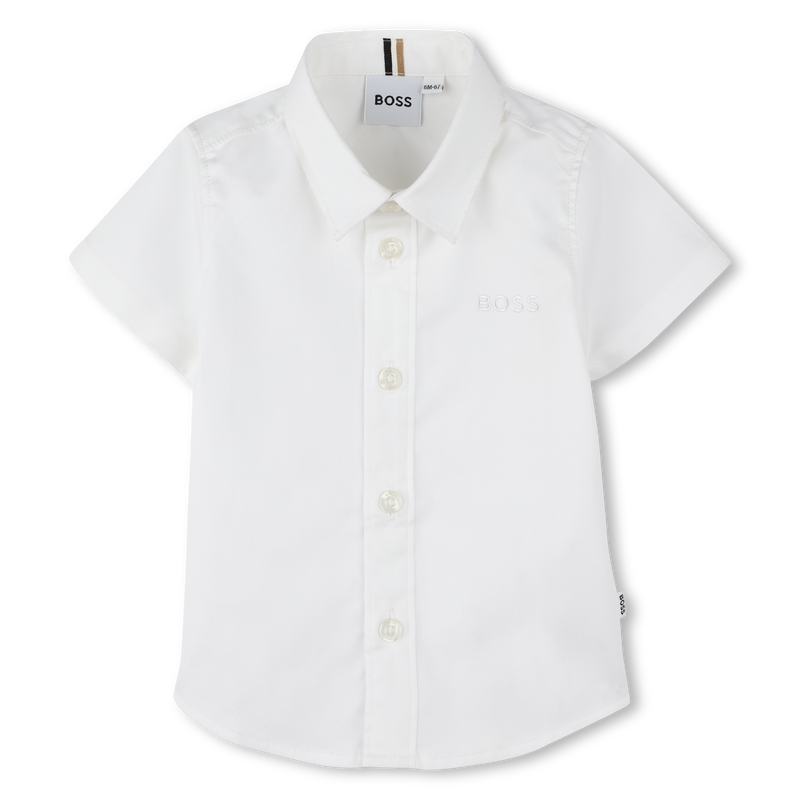 Short-sleeved cotton shirt BOSS 
                    BOY