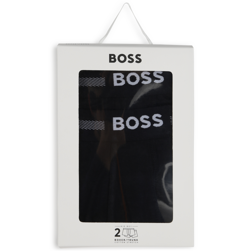 Set of 2 cotton boxer shorts BOSS 
                    BOY