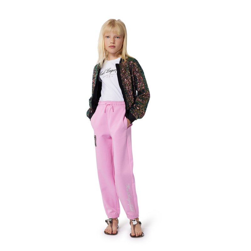 Sequined Bomber Jacket KARL LAGERFELD KIDS 
                    GIRL
