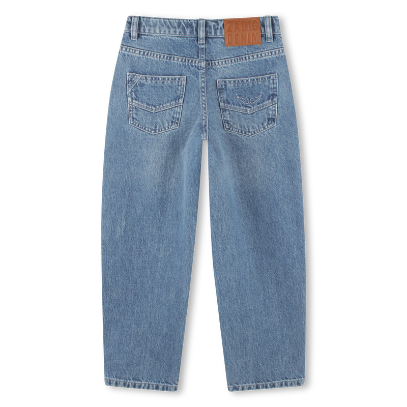Straight-cut adjustable jeans ZADIG & VOLTAIRE 
                    GIRL