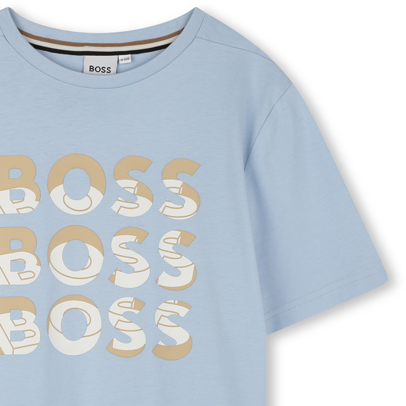 Short-sleeved cotton T-shirt BOSS 
                    BOY