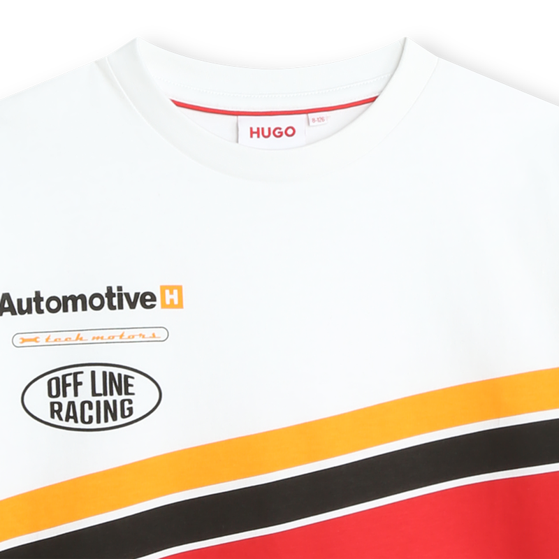 Short-sleeved cotton T-shirt HUGO 
                    BOY