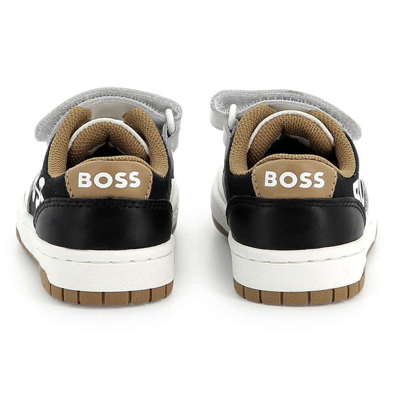 Leather lace-up sneakers BOSS 
                    BOY