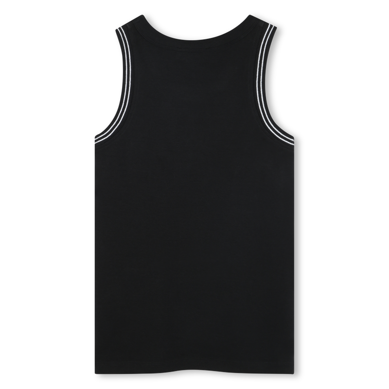 Ribbed embroidered tank top DKNY 
                    GIRL