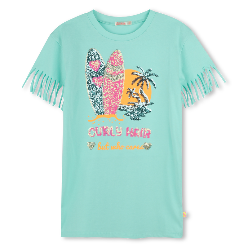 Straight dress with fringe BILLIEBLUSH 
                    GIRL