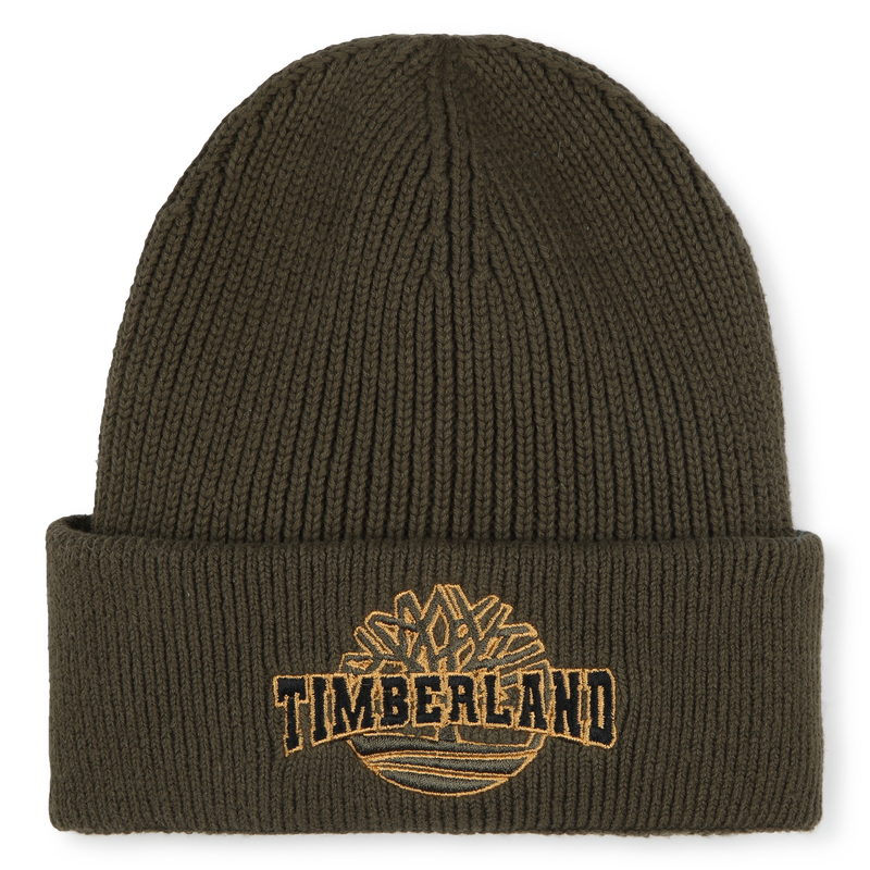 Embroidered Knit Hat TIMBERLAND 
                    BOY