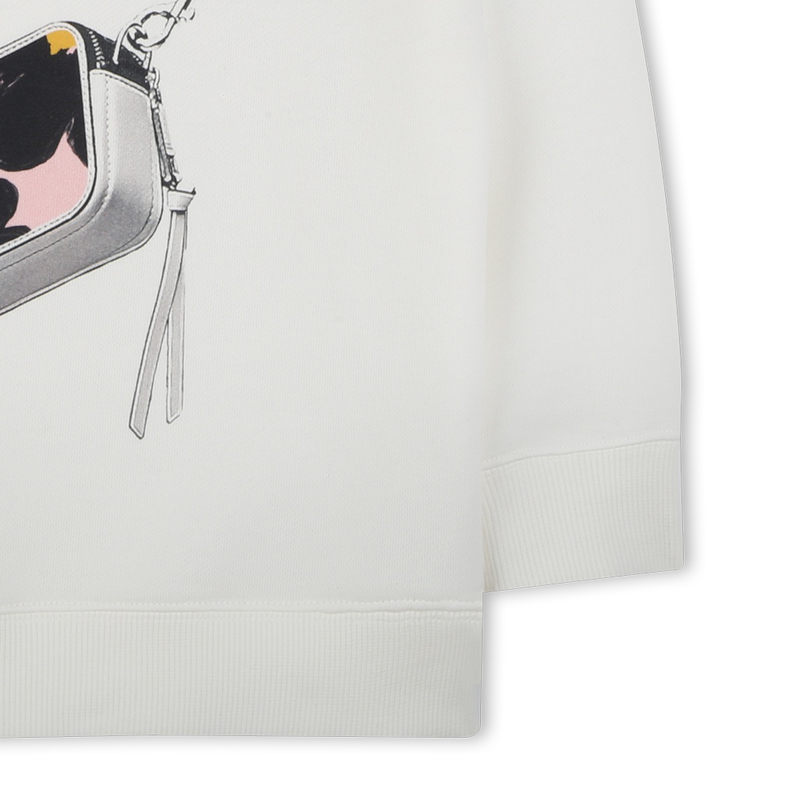 Hooded fleece sweatshirt THE MARC JACOBS 
                    GIRL