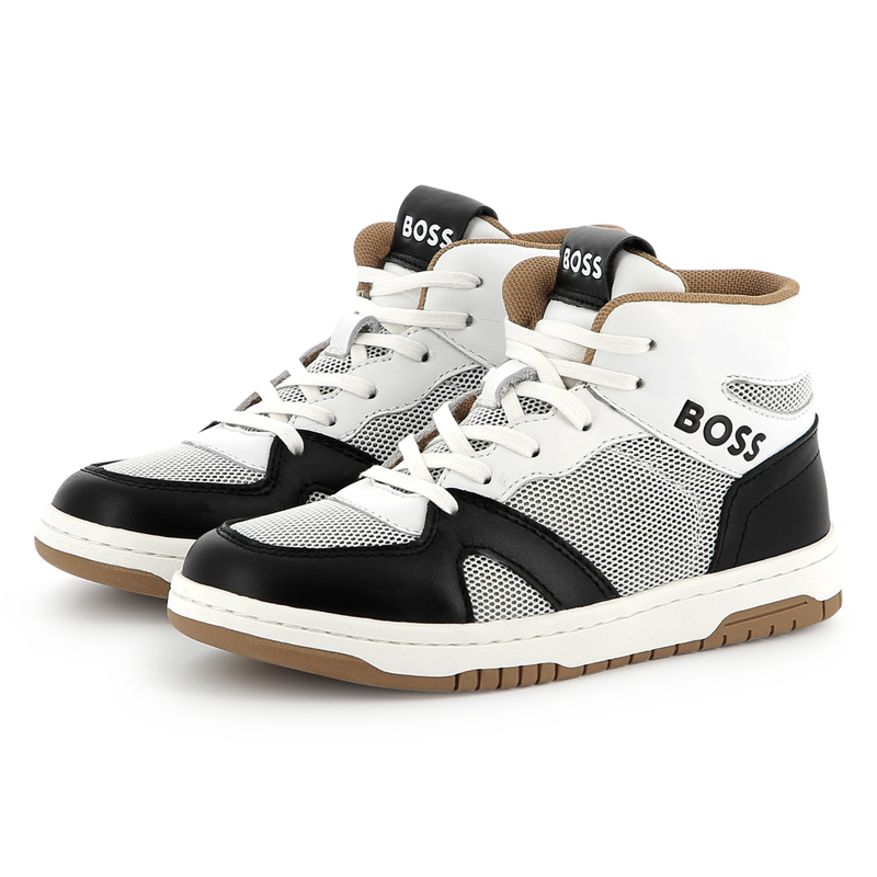 Hi-top lace-up sneakers BOSS 
                    BOY