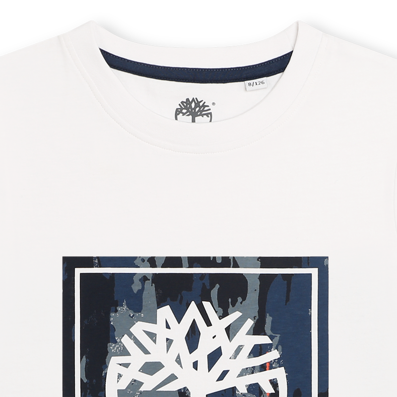 Short-Sleeved Cotton T-Shirt TIMBERLAND 
                    BOY