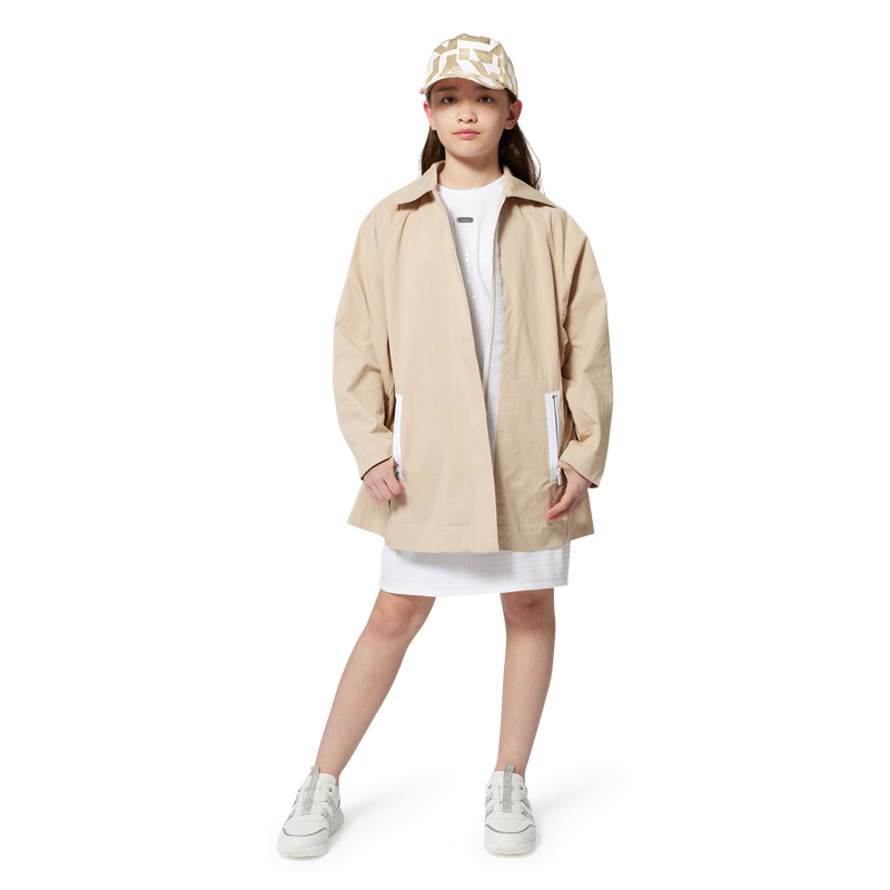 Two-material lace-up sneakers DKNY 
                    GIRL