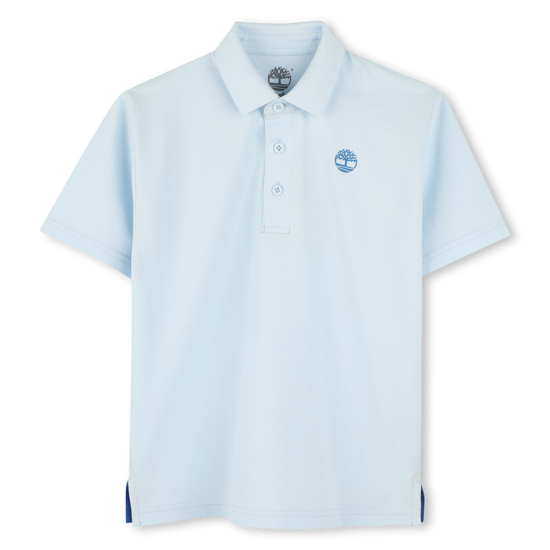 Plain polo with logo on chest TIMBERLAND 
                    BOY