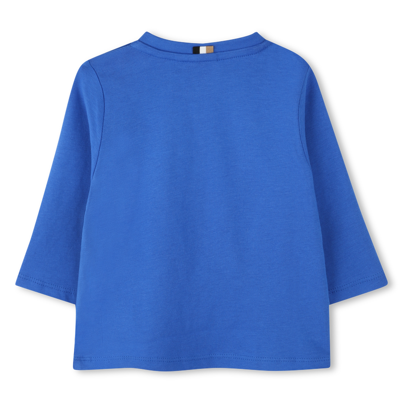 Cotton Long-Sleeve BOSS 
                    BOY