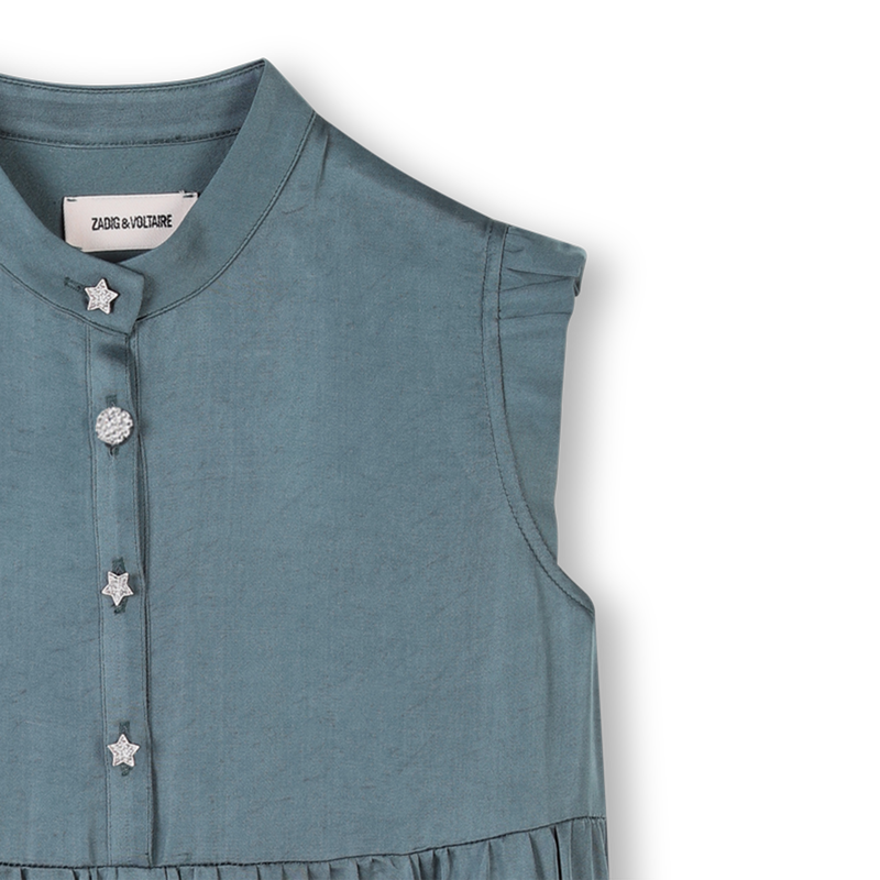 Buttoned satin dress ZADIG & VOLTAIRE 
                    GIRL