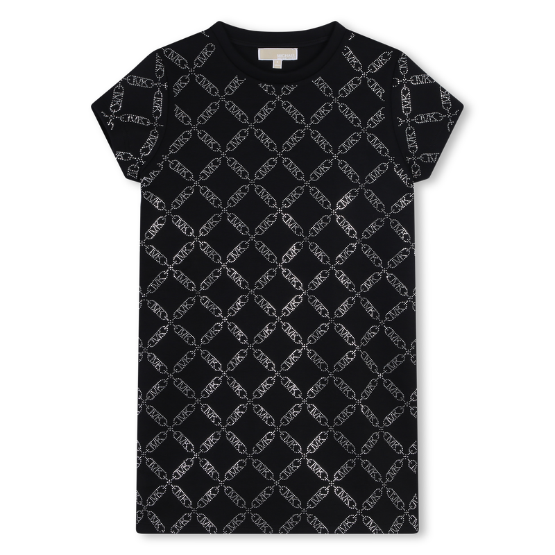 Studded Short-Sleeved Dress MICHAEL KORS 
                    GIRL