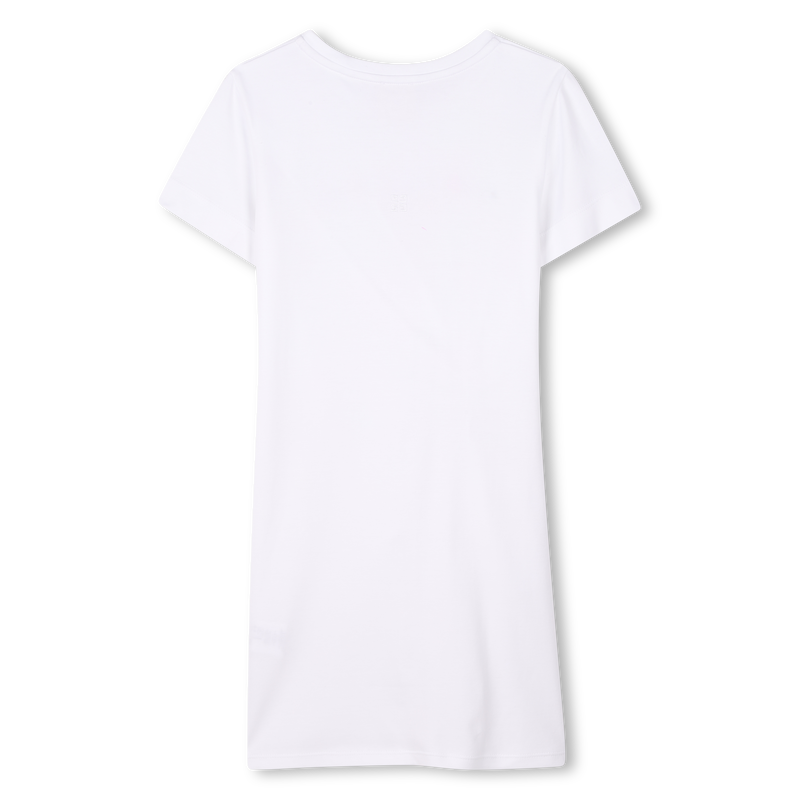 Dress with flower-effect frill GIVENCHY 
                    GIRL