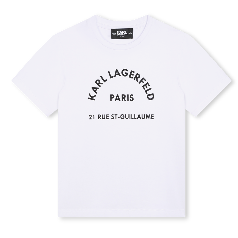Logo Graphic Short-Sleeve KARL LAGERFELD KIDS 
                    GIRL