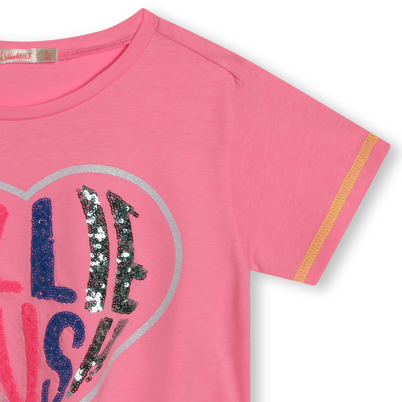 Comfort-fit sequin T-shirt BILLIEBLUSH 
                    GIRL