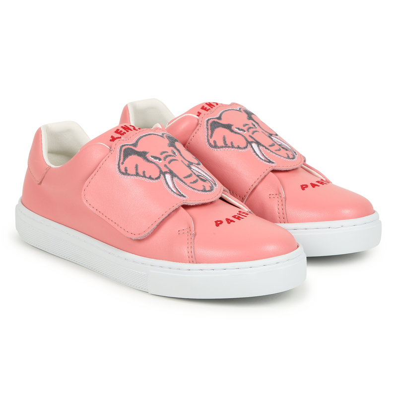 Leather Velcro Sneakers KENZO KIDS 
                    UNISEX