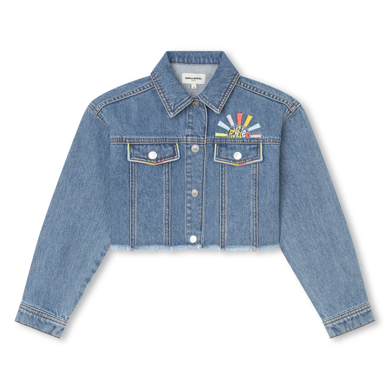 Embroidered Jean Jacket SONIA RYKIEL 
                    GIRL