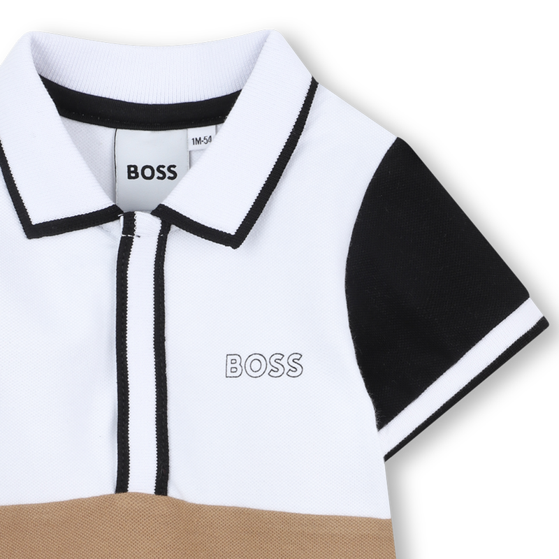 Short color-block romper BOSS 
                    BOY