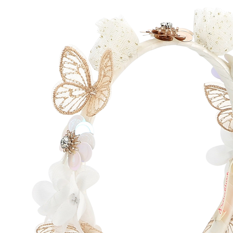 Flower and butterfly headband BILLIEBLUSH 
                    GIRL