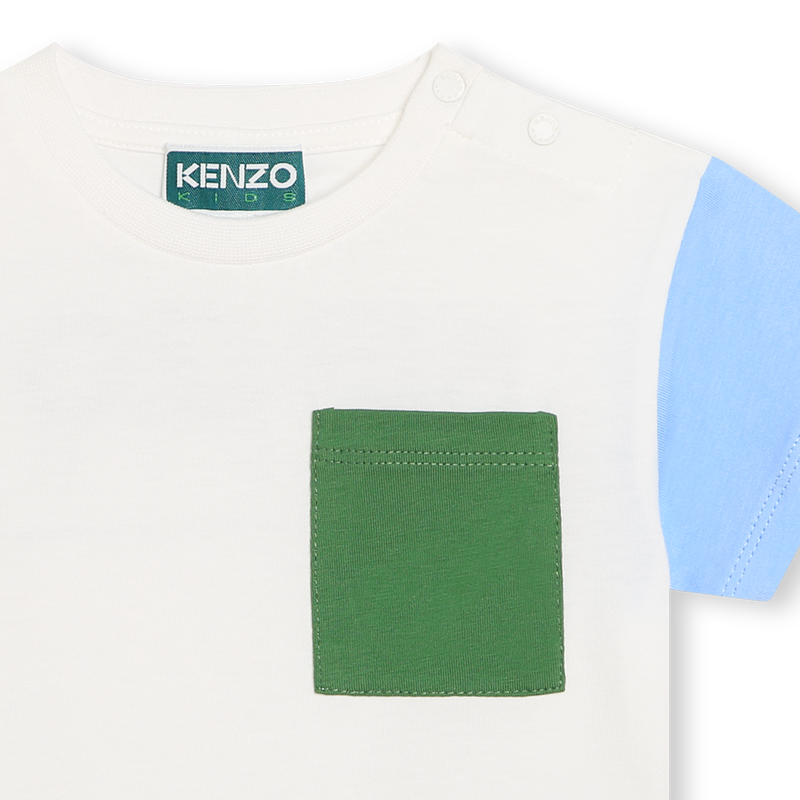 Multicolored cotton T-shirt KENZO KIDS 
                    BOY
