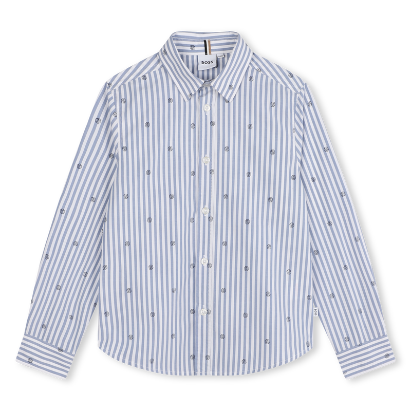 Long-Sleeved Cotton Shirt BOSS 
                    BOY