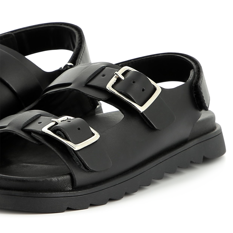 Buckled leather sandals THE MARC JACOBS 
                    BOY
