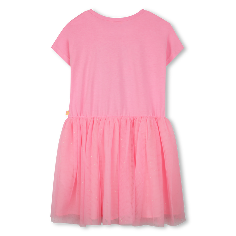 Bimaterial dress BILLIEBLUSH 
                    GIRL