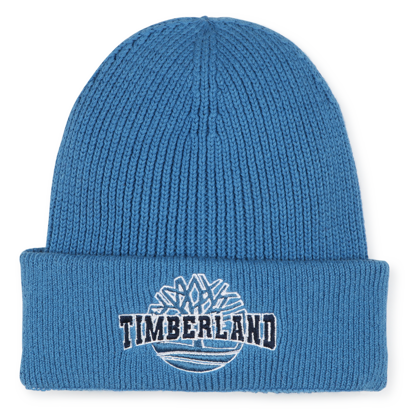 Embroidered Knit Hat TIMBERLAND 
                    BOY