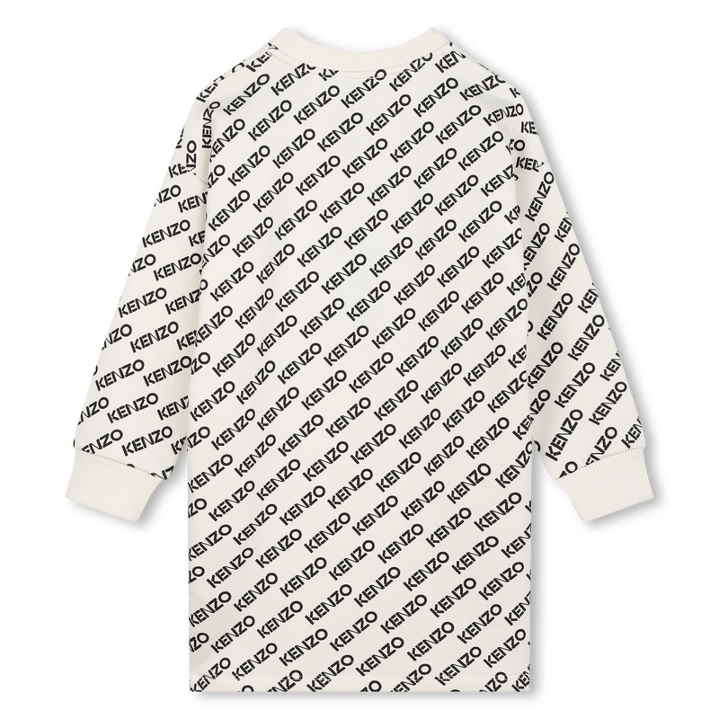 Fleece Logo Dress KENZO KIDS 
                    GIRL