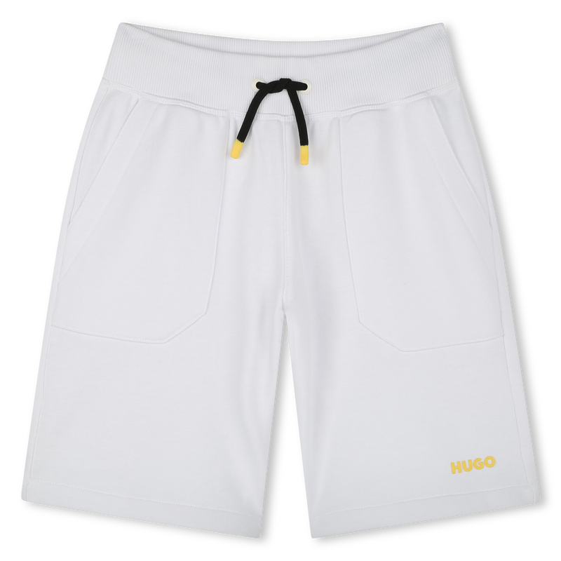 Fleece Bermuda running shorts HUGO 
                    BOY