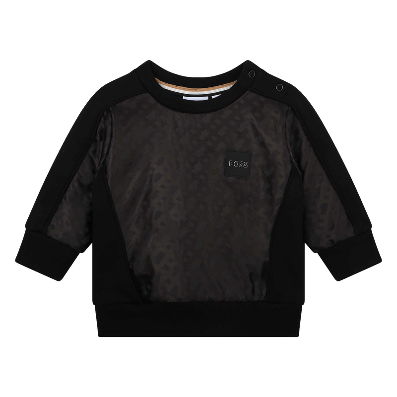 Bi-material sweatshirt BOSS 
                    BOY