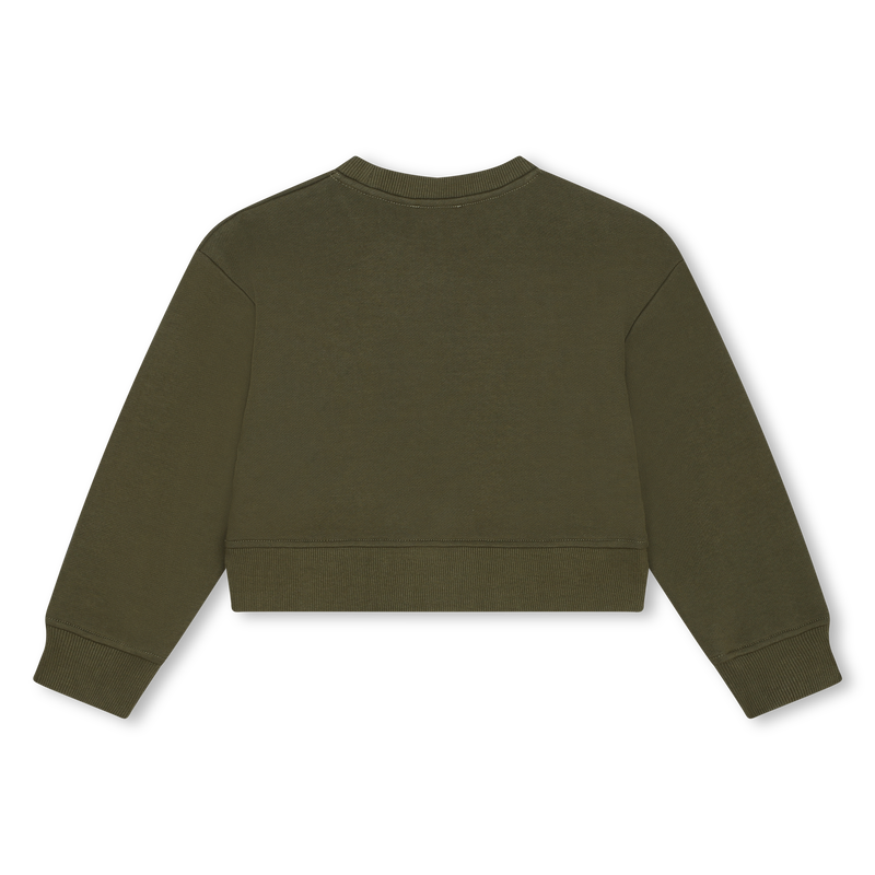 Cropped Fleece Sweatshirt THE MARC JACOBS 
                    GIRL