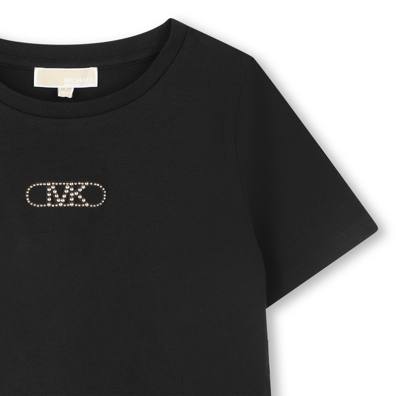 Short-sleeved cotton T-shirt MICHAEL KORS 
                    GIRL