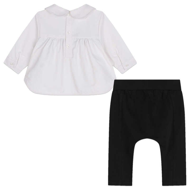 Cotton Shirt & Leggings KARL LAGERFELD KIDS 
                    GIRL