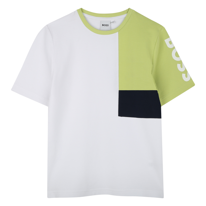 Cotton piqué T-shirt BOSS 
                    BOY