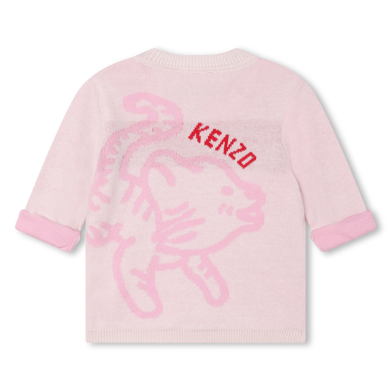 Cotton knit tracksuit KENZO KIDS 
                    GIRL
