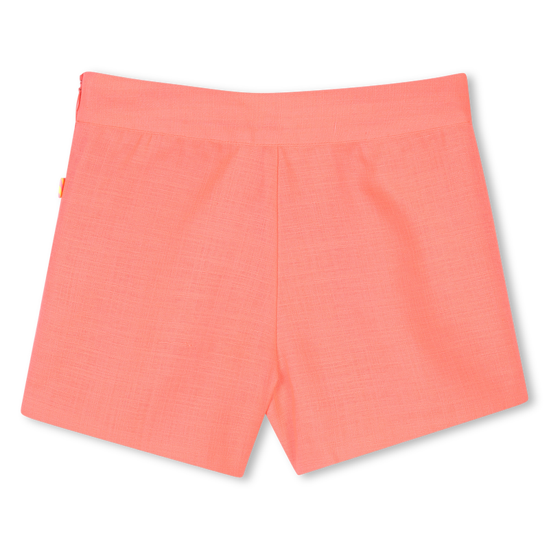 Embroidered zip-up shorts BILLIEBLUSH 
                    GIRL