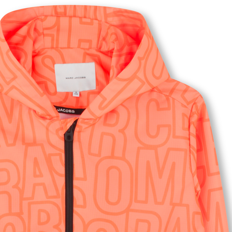 Hooded windbreaker THE MARC JACOBS 
                    BOY