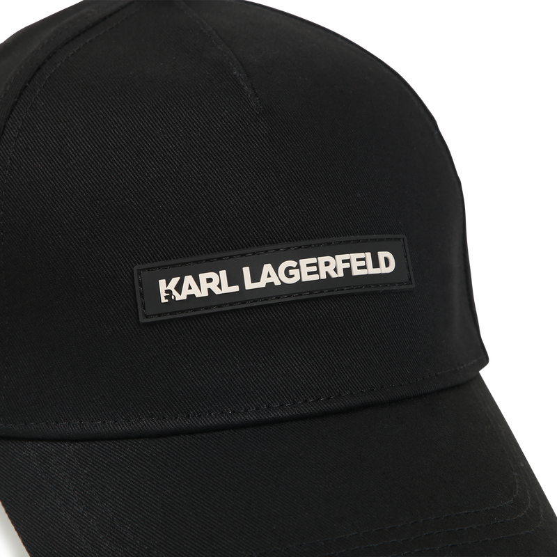 Cotton Baseball Cap KARL LAGERFELD KIDS 
                    BOY