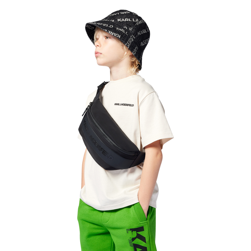 Belt bag with KARL badge KARL LAGERFELD KIDS 
                    BOY